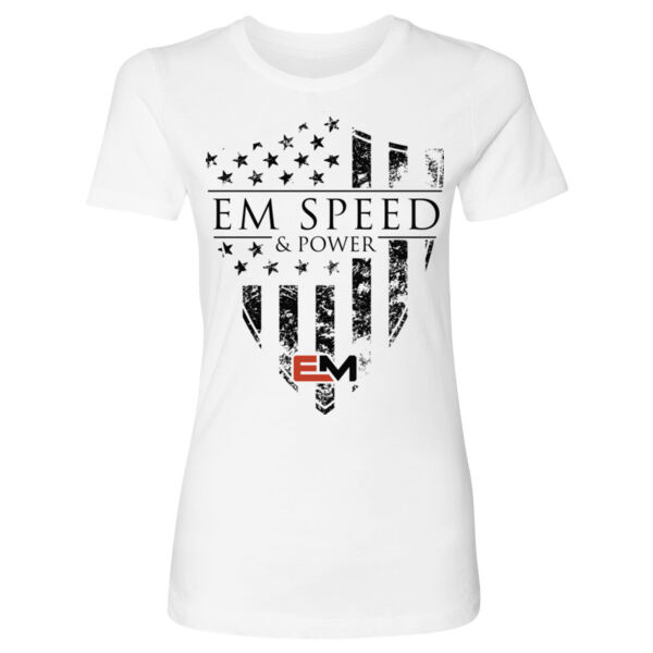 SHIELD FLAG - WOMEN'S FITTED T-SHIRT - $8TKFSW$ Thumbnail