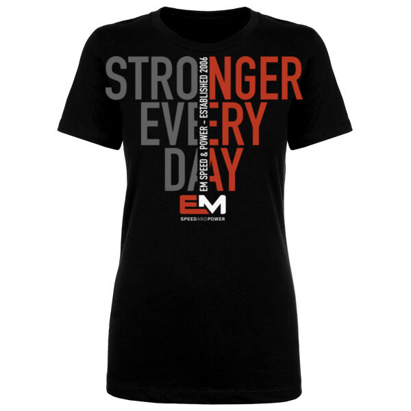 STRONGER EVERY DAY - WOMEN'S FITTED T-SHIRT - $YB8T5F$ Thumbnail
